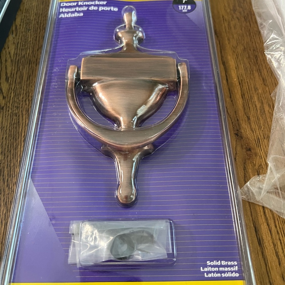 Solid Brass Door Knocker